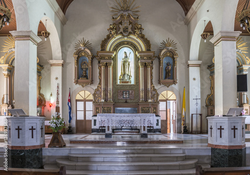 Kuba  Pinar del Rio  Innenaufnahme in der historischen Kathedrale    San Rosendo  .