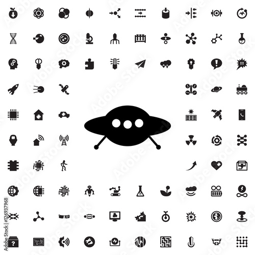 UFO icon illustration