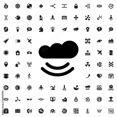 cloud connection icon illus...