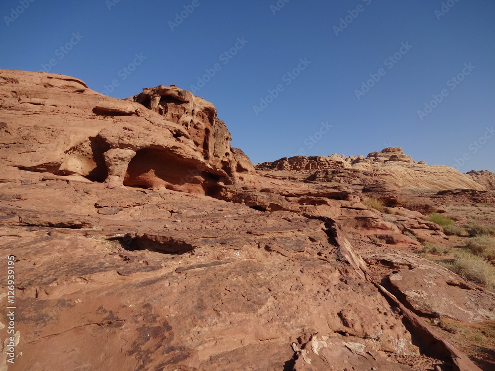 Jordanie : désert de roche