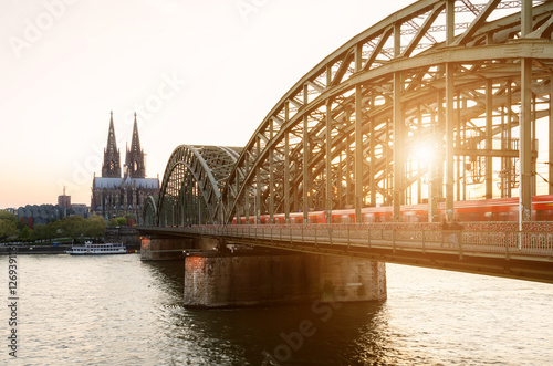 Fotografie Image of Cologne with Cologne Cathedral, Germany