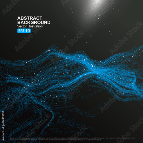 complex lines consisting of Abstract graphic.