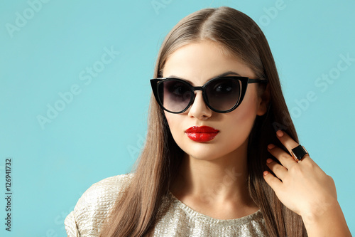 Portrait of beautiful young...