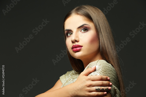 Portrait of beautiful young...