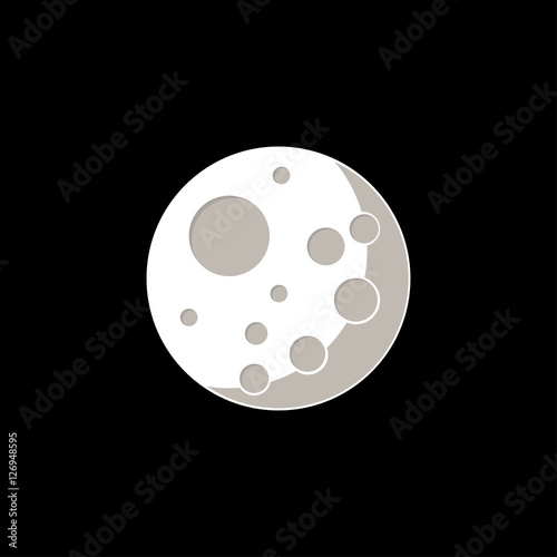 Obraz na płótnie full moon w salonie