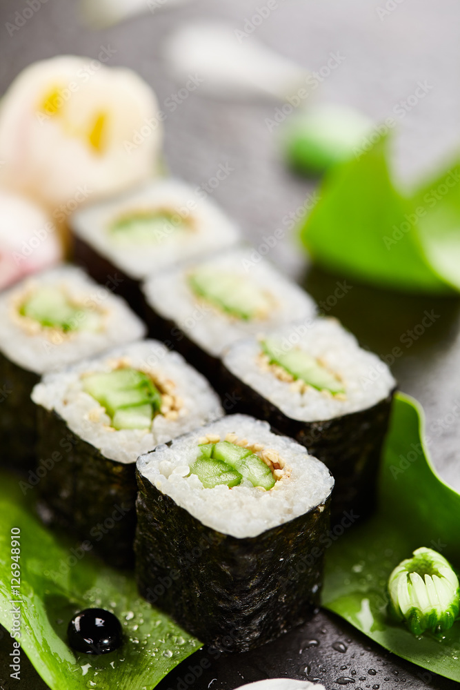 Cucumber Sushi Roll Cucumber Sushi Roll