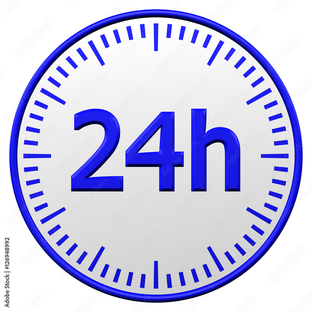 Concept: Opening hours sign. 3D rendering. Concept: Opening hours sign. 3D rendering.