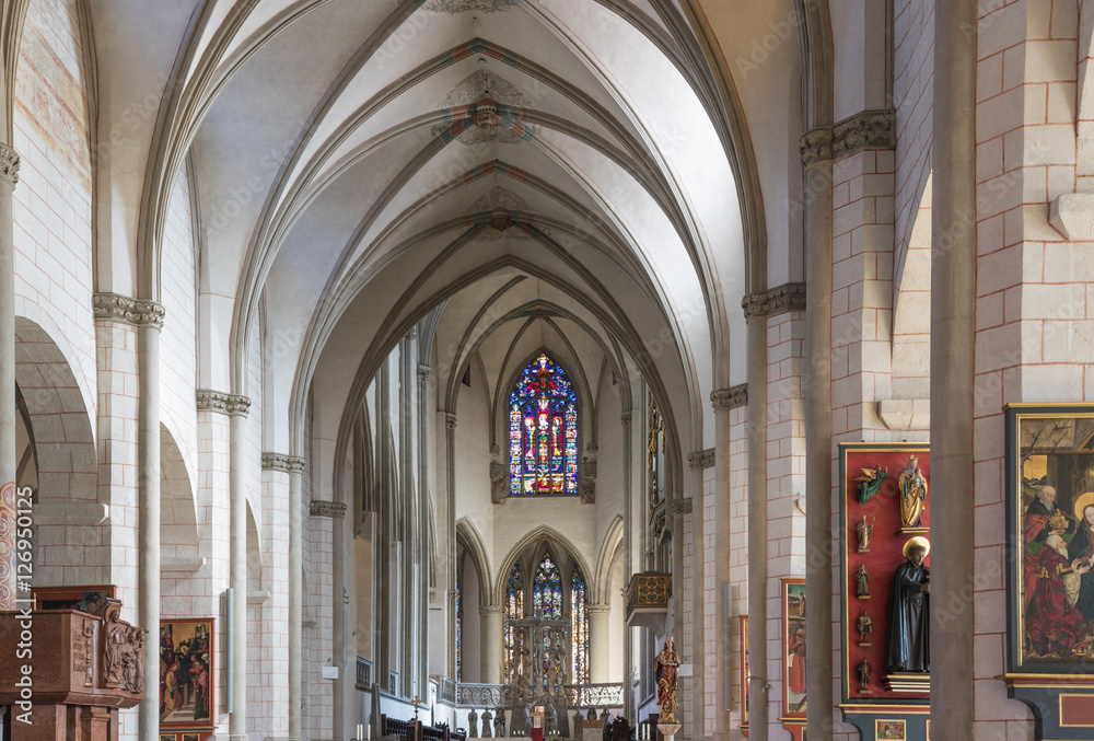Inside the Augsburg Cathedral of St. Mary