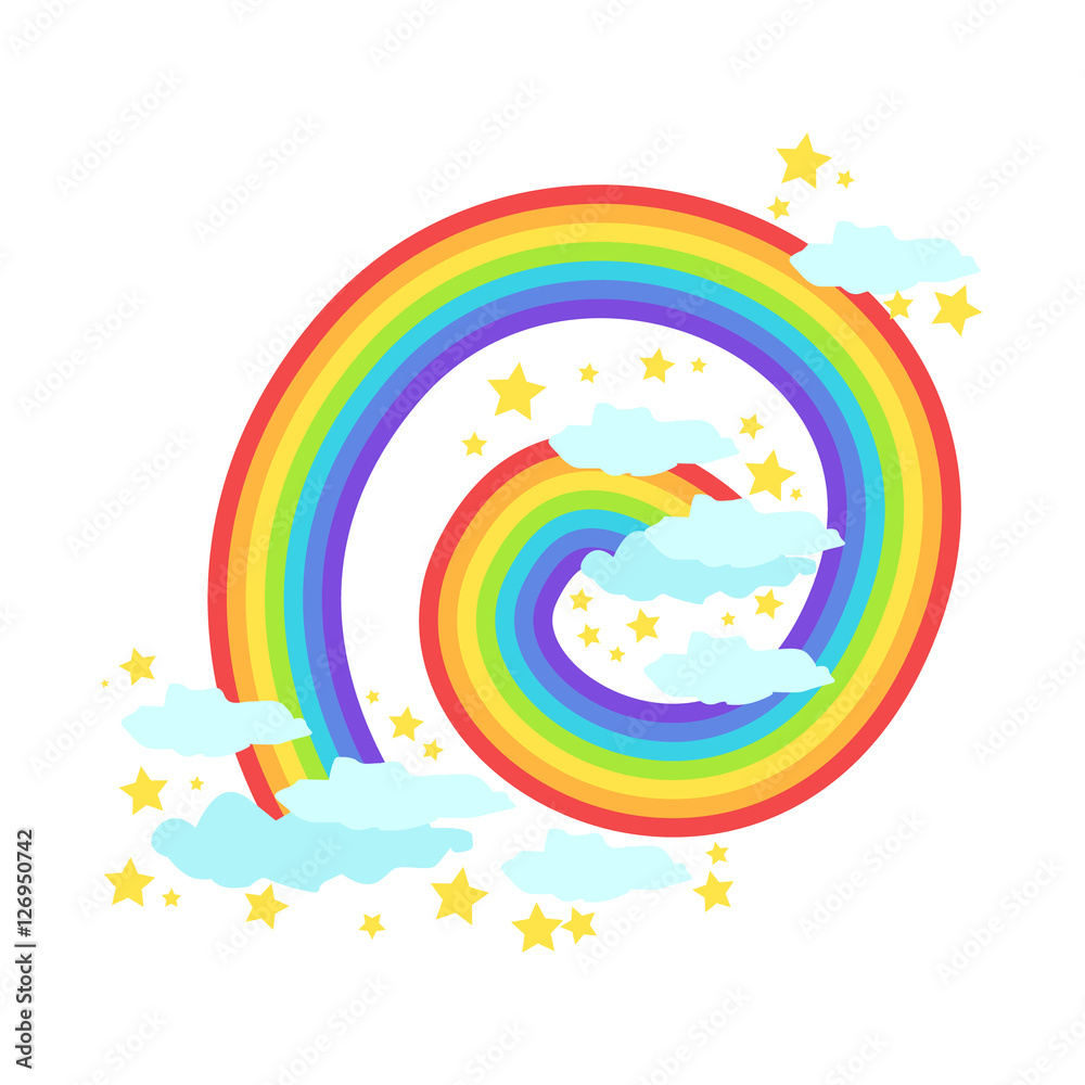 Shaped Rainbow Icon Shaped Rainbow Icon