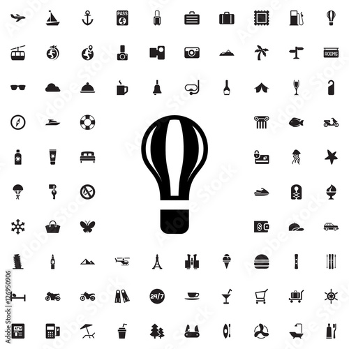 air balloon icon illustration