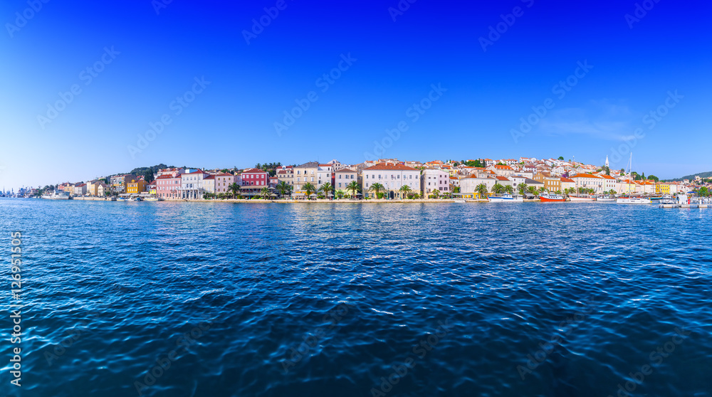 Wonderful romantic summer afternoon landscape panorama coastline