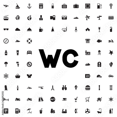WC icon illustration