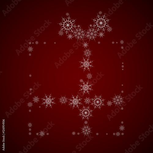gift consisting of snowflakes
