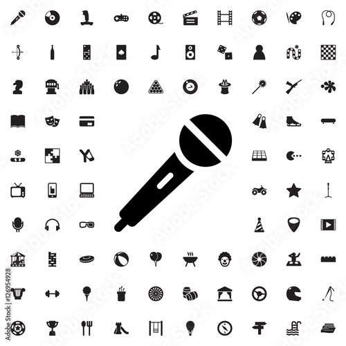 microphone icon illustration