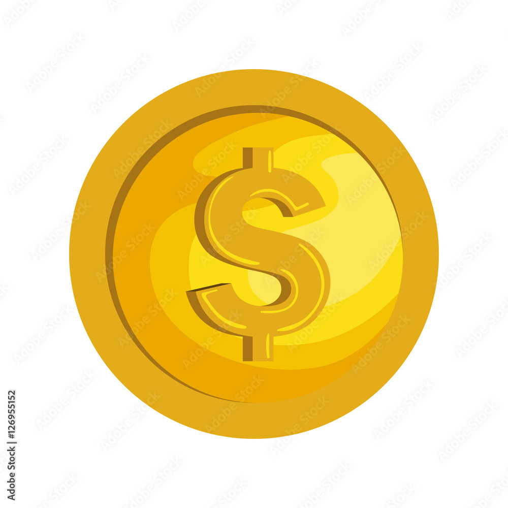 coin money isolated icon vector illustration design coin money isolated icon vector illustration design