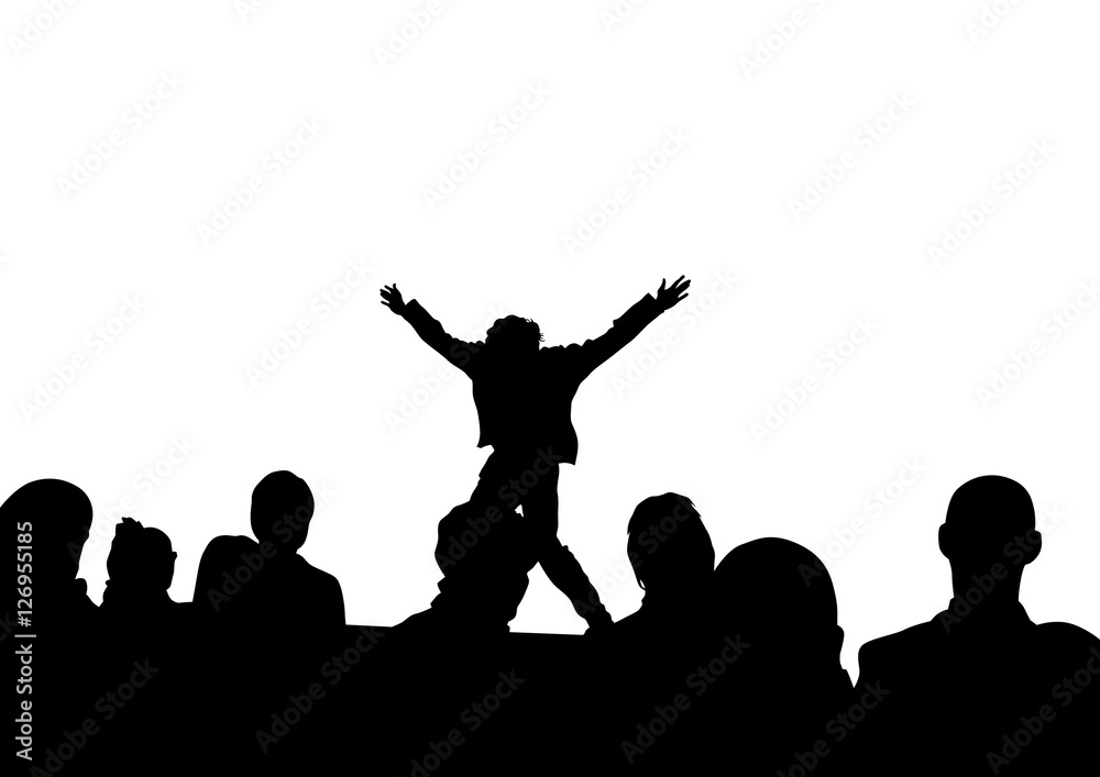 Singer men in rap style on white background Singer men in rap style on white background