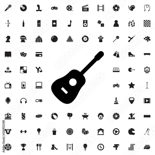 guitar icon illustration
