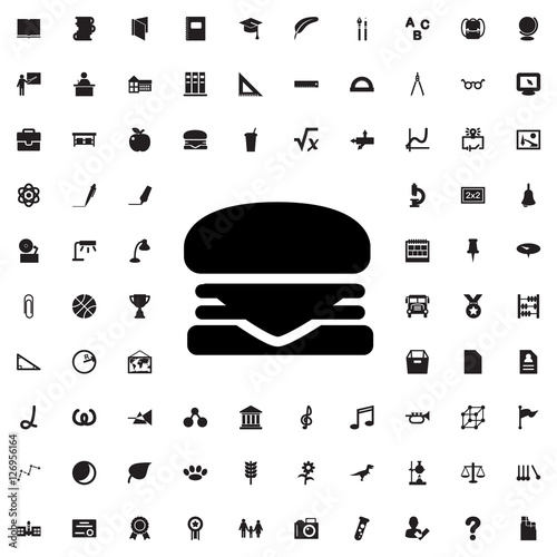 burger icon illustration