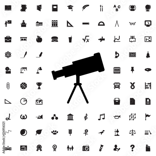telescope icon illustration