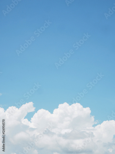 Blue sky.
