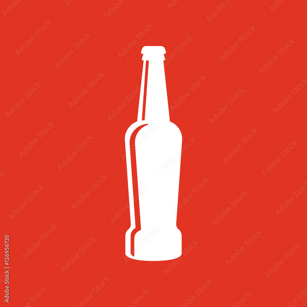 Bottle of beer icon. Beer and pub, bar symbol. UI. Web. Logo. Sign. Flat design. App.Stock Bottle of beer icon. Beer and pub, bar symbol. UI. Web. Logo. Sign. Flat design. App.Stock