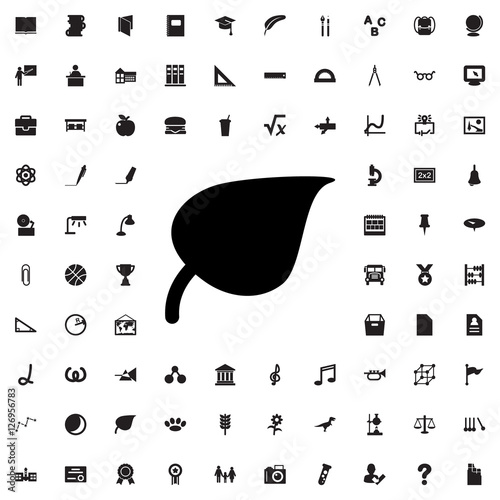 leaf icon illustration