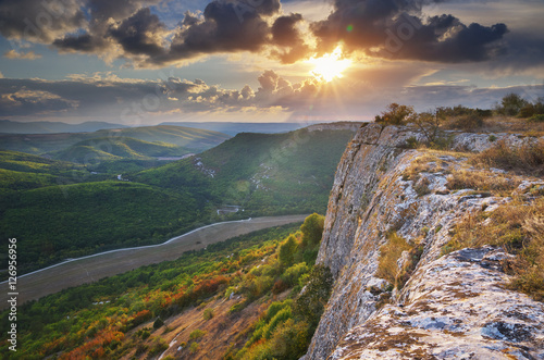 Mountain landscape nature.