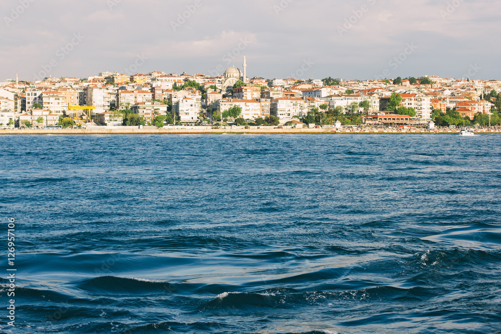 View of Old Istanbul from the sea