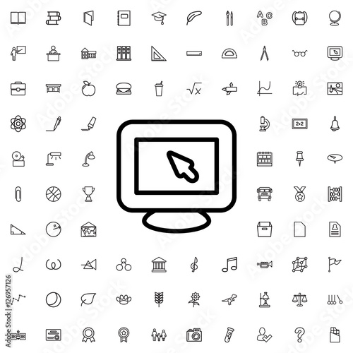 display icon illustration