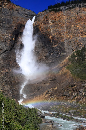 Waterfall Rainbow - Alberta - Canada