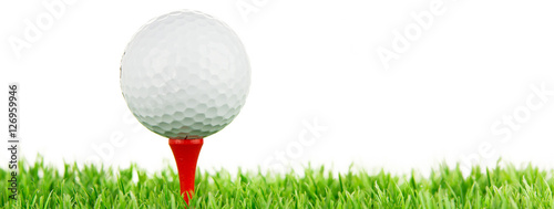 golfball mit freier werbefläche
