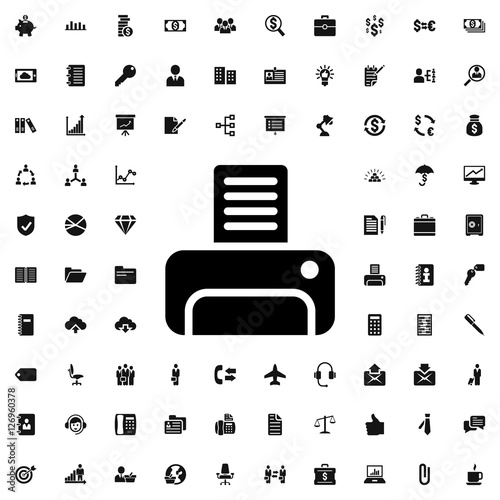 printer icon illustration