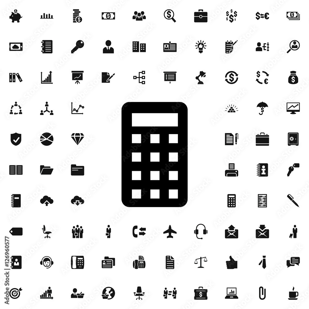 calculator icon illustration
