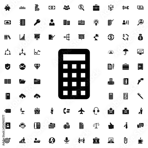 calculator icon illustration