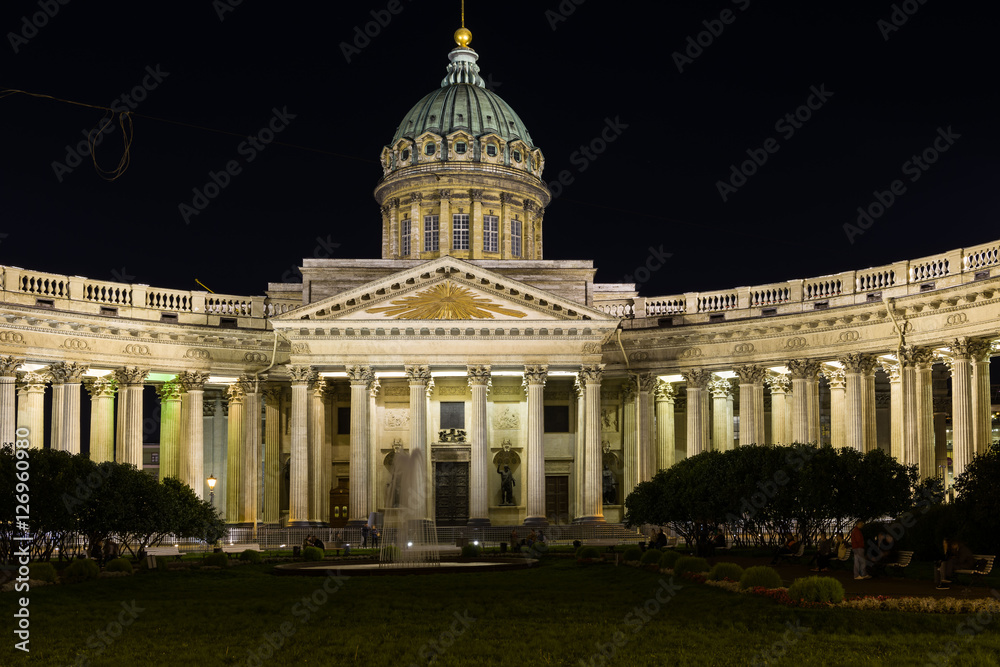 Fototapeta premium Kazan Cathedral in Saint Petersburg