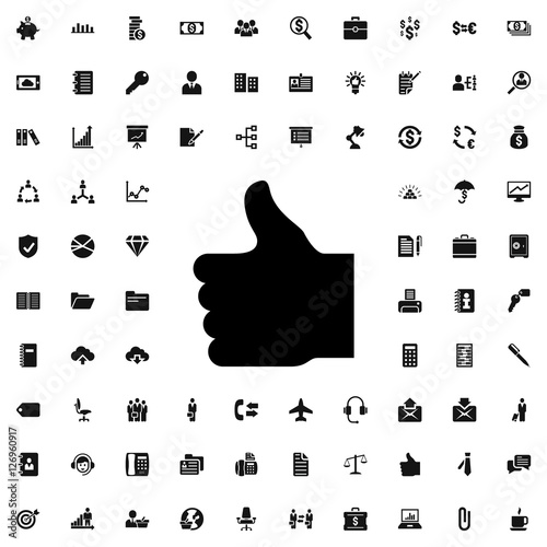 thumb up icon illustration