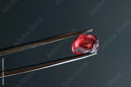 Gem quality garnet crystal from finnish Lapland