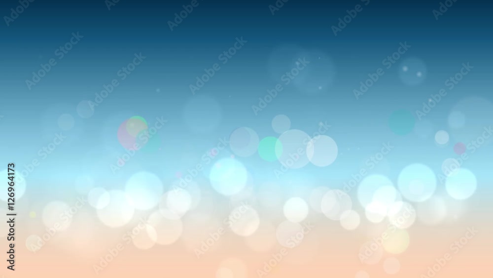 Blue orange abstract background with bokeh seamless loop Blue orange abstract background with bokeh seamless loop