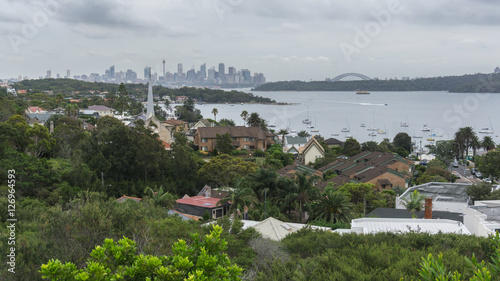 The city skyline of Sydney, Australia