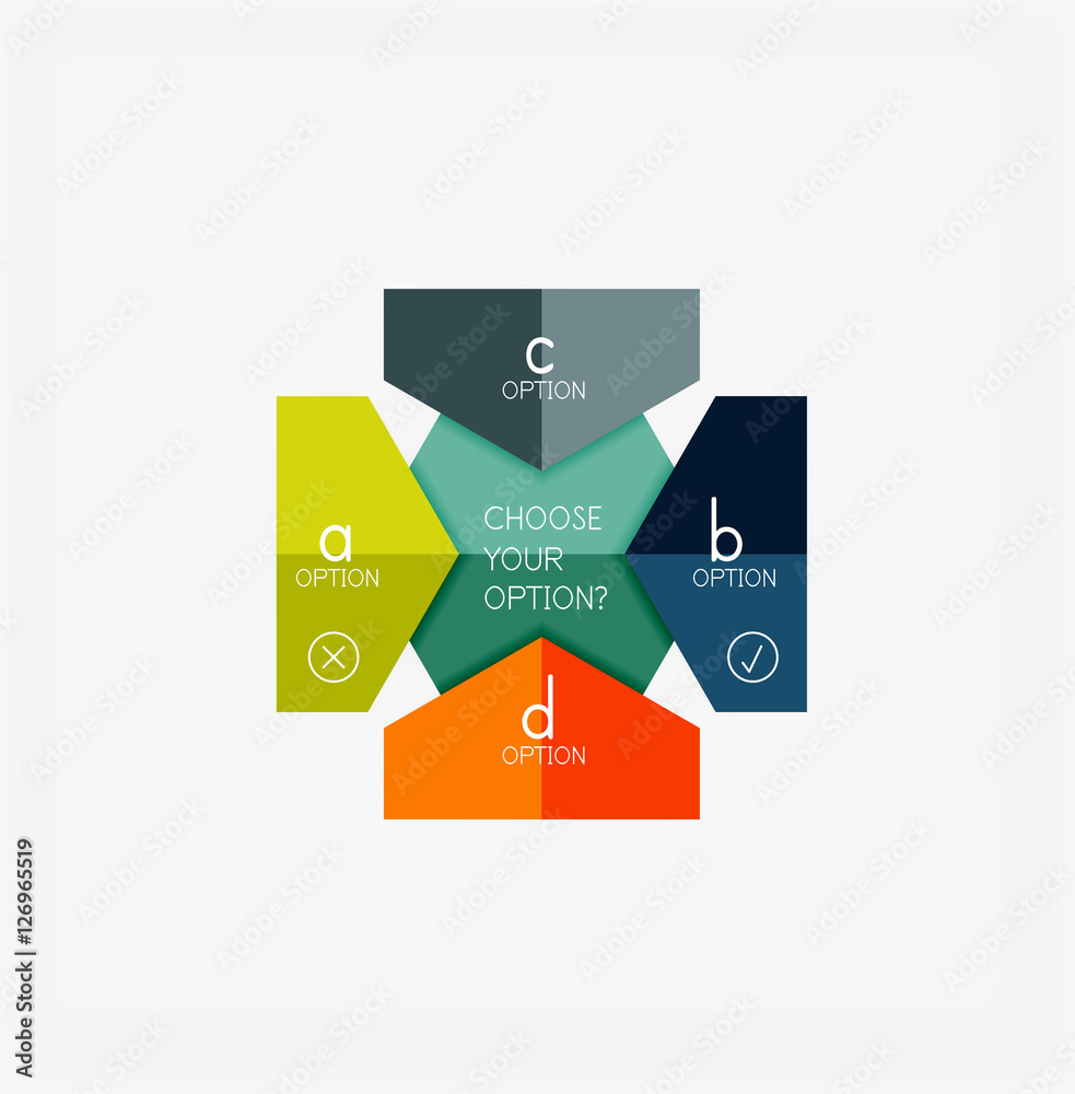 Paper infographic template Paper infographic template