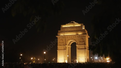 WS India Gate at night / New Delhi, India
