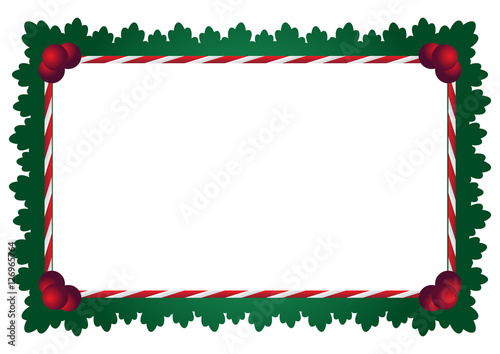 Christmas frame, Celebrate the season, horizon size