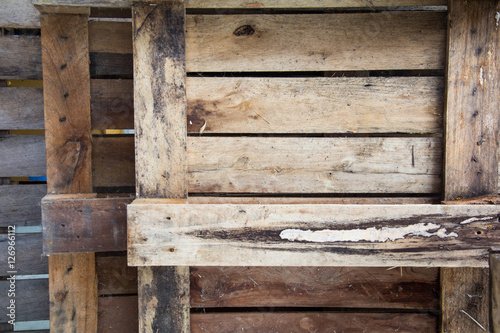 Old wooden pallet