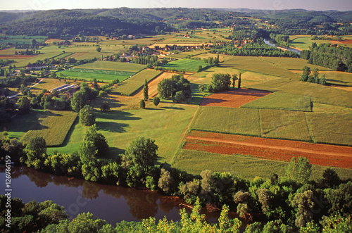 domme dordogne valley france photo