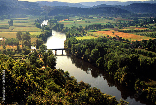 domme dordogne valley france photo