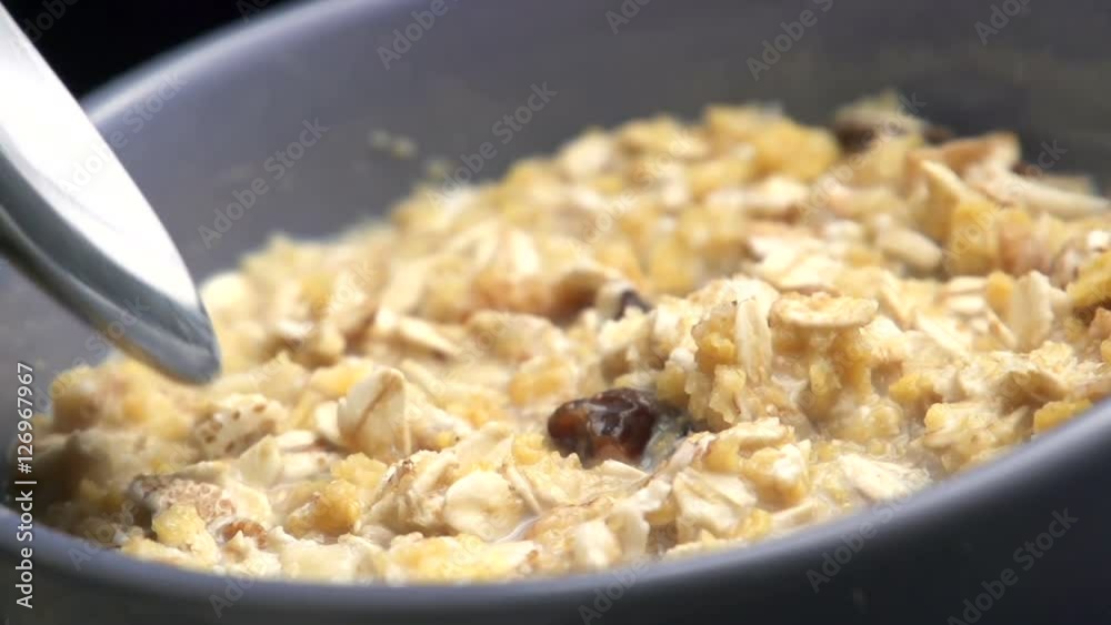 muesli slowmotion muesli slowmotion