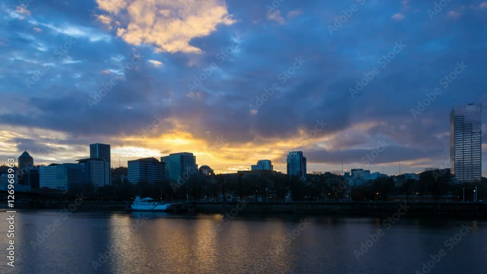 Ultra high definition 4k time lapse movie of clouds and auto traffic along Willamette River waterfront in downtown Portland Oregon at colorful sunset 4k uhd 4096x2304 Ultra high definition 4k time lapse movie of clouds and auto traffic along Willamette River waterfront in downtown Portland Oregon at colorful sunset 4k uhd 4096x2304