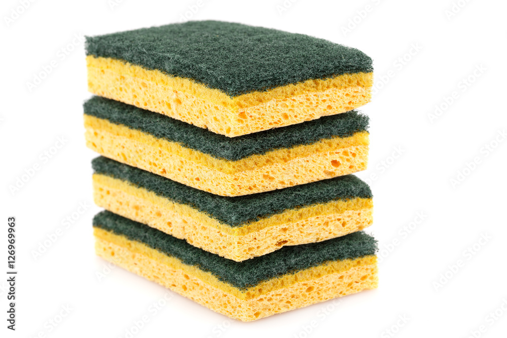 Foto Stock Stack of sponges | Adobe Stock