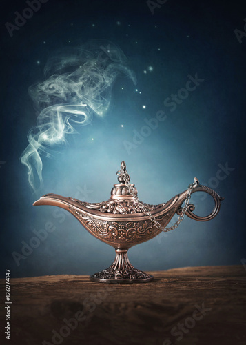 Konstfotografi Aladdin magic lamp