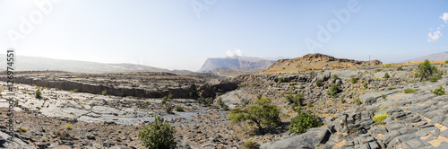 Grand Canyon von Oman am Fuße des Jebel Shams Gipfels, Jabal Akhdar Gebirge, Sultanat Oman, Naher Osten